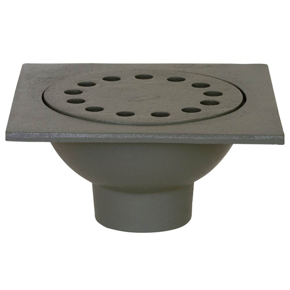 9x9 Cast Iron Bell Trap Drain 3 Nh