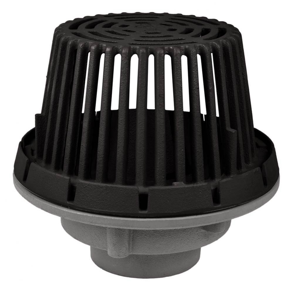 Roof Drain 10dia 4nh - Ci Dome