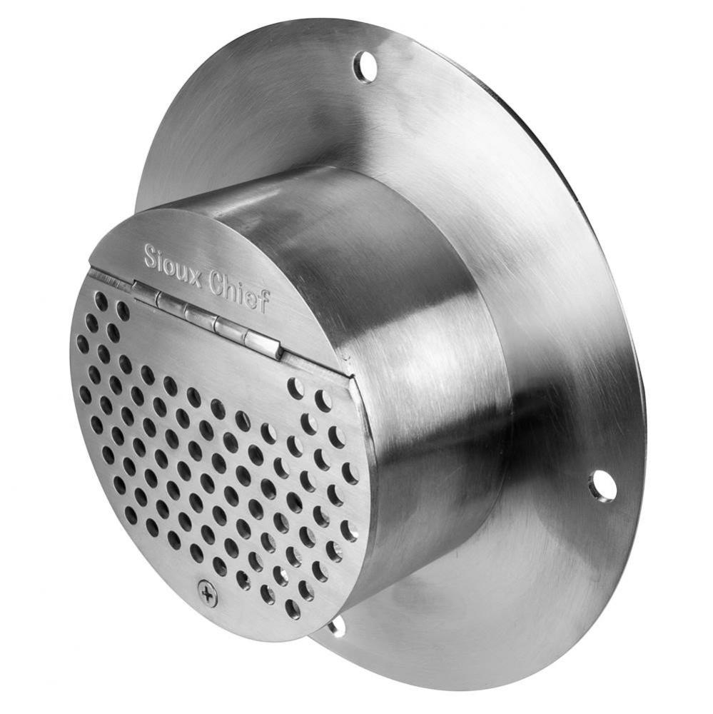 Downspout Cover - Stainless Hinged - 8in