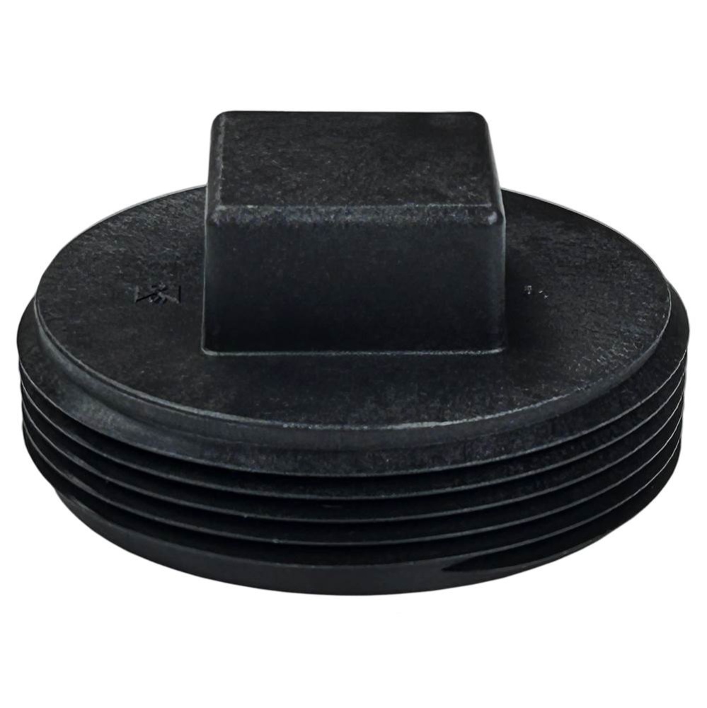 Plug Abs Blk 4 Raised Sq Hd