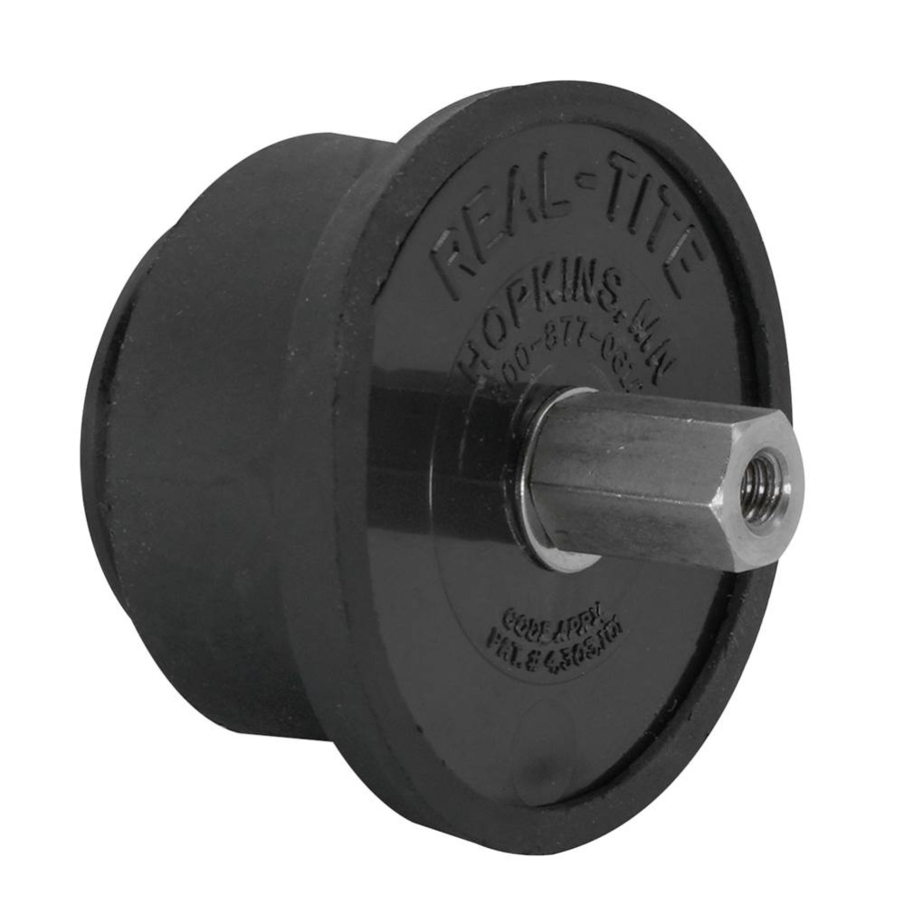 Plug Realtite Abs 2 Cs Hex Ext W/ Chrome Cvr