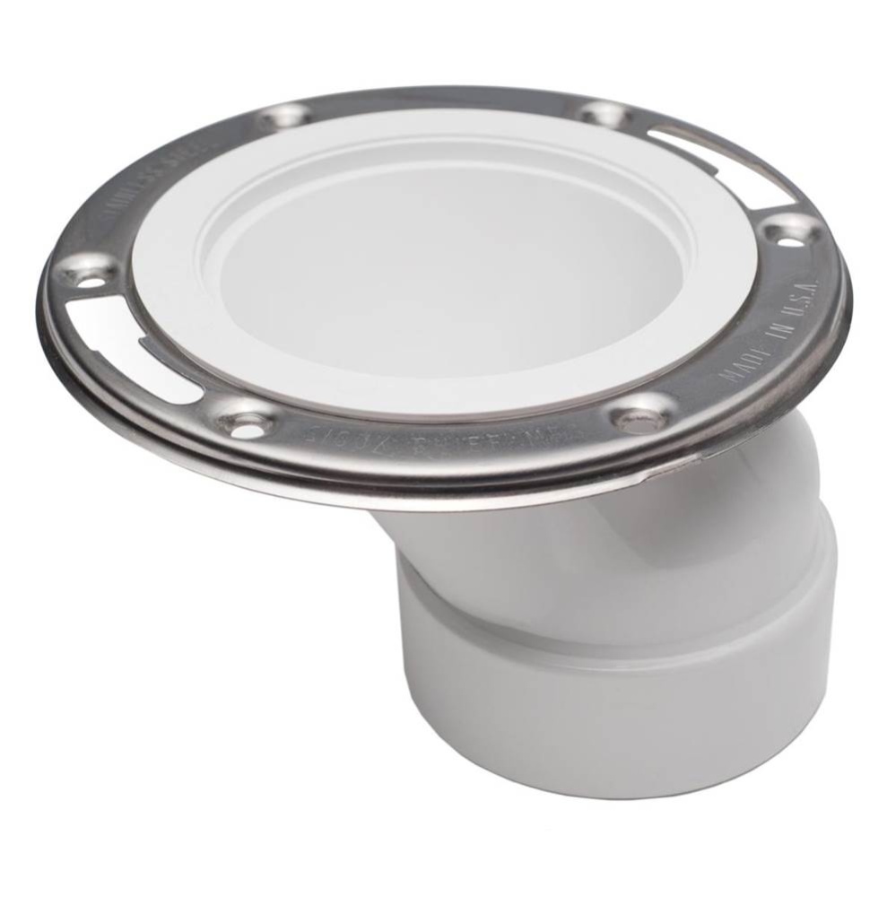 Flange Pvc 3 Hub / In 4 Ss-swvl Off