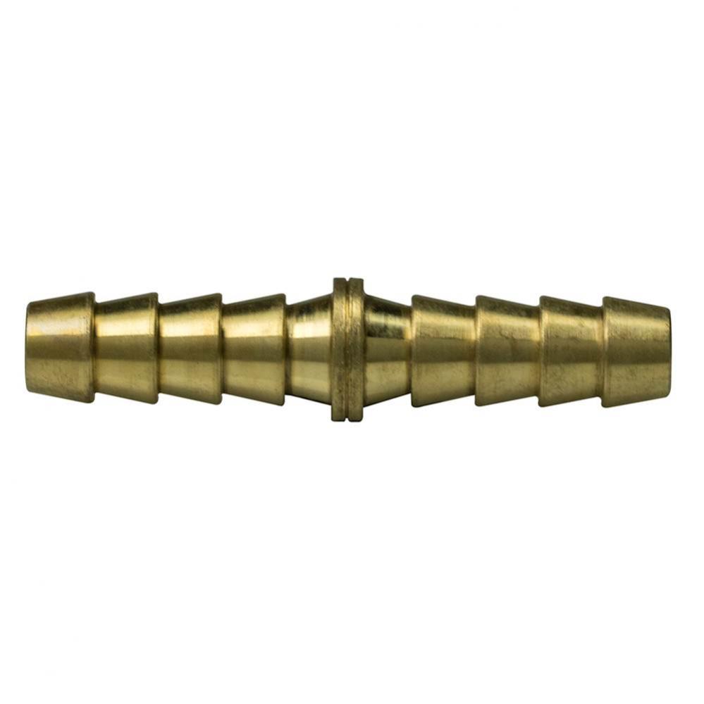 17700134 - Coupling 1/4 x 1/4 Barb Brass Nl 1/bg