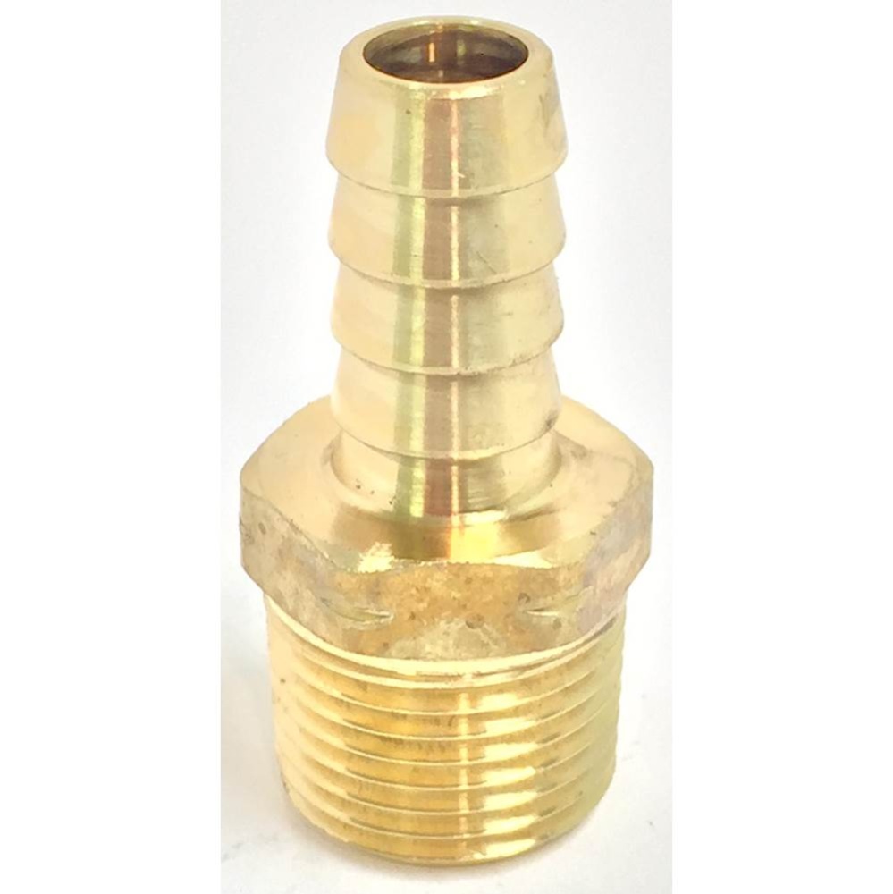 17700173 - Adapter 3/8 Barb x 3/8 Mip Brass Nl 1/bg