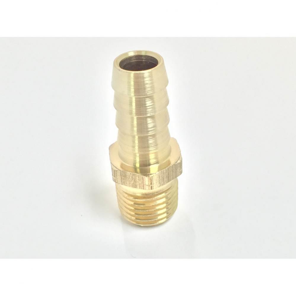 Adapter 3/8 Barb x 1/4 Mip Brass Nl 1/bg