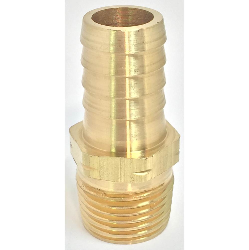 0122016 - Adapter 3/4 Barb x 1/2 Mip Brass Nl 1/bg