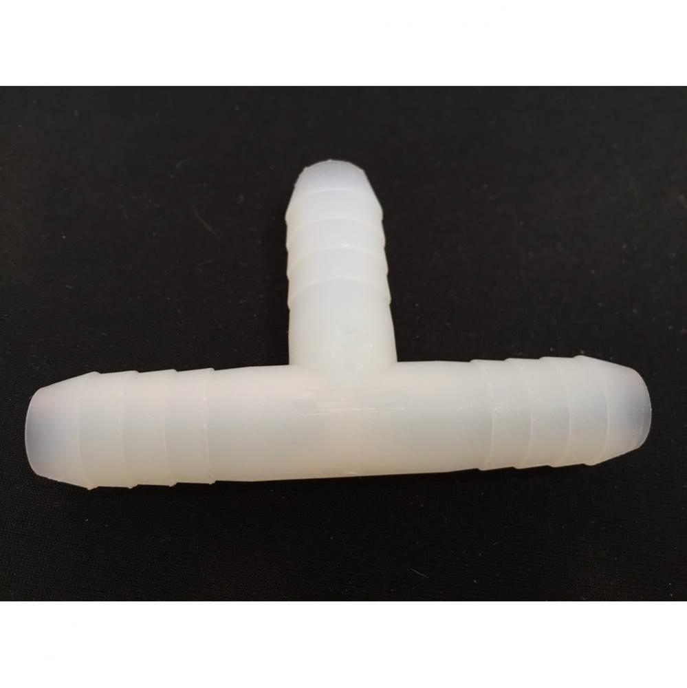 Tee 1/2 x 1/2 x 1/2 Barb Nylon 1/bg