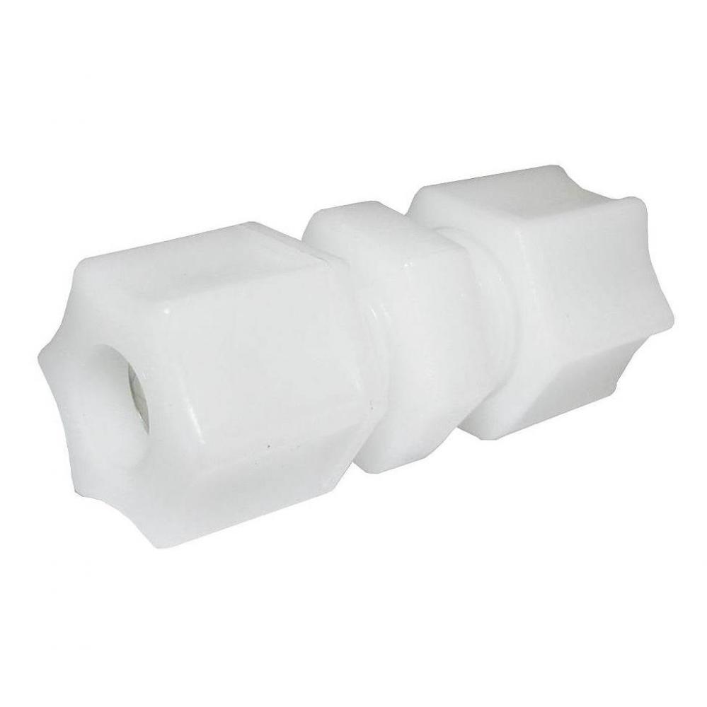 17104010 - Coupling 1/4 Od Nylon Compression 1/bg