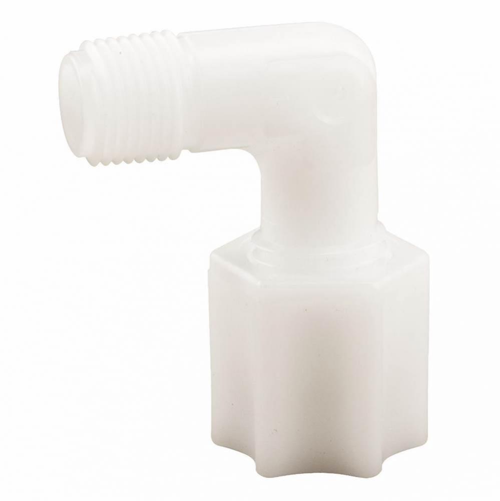 17104090 - 90 Elbow 1/4 Od x 1/8 Mip Nylon Compression 1/bg