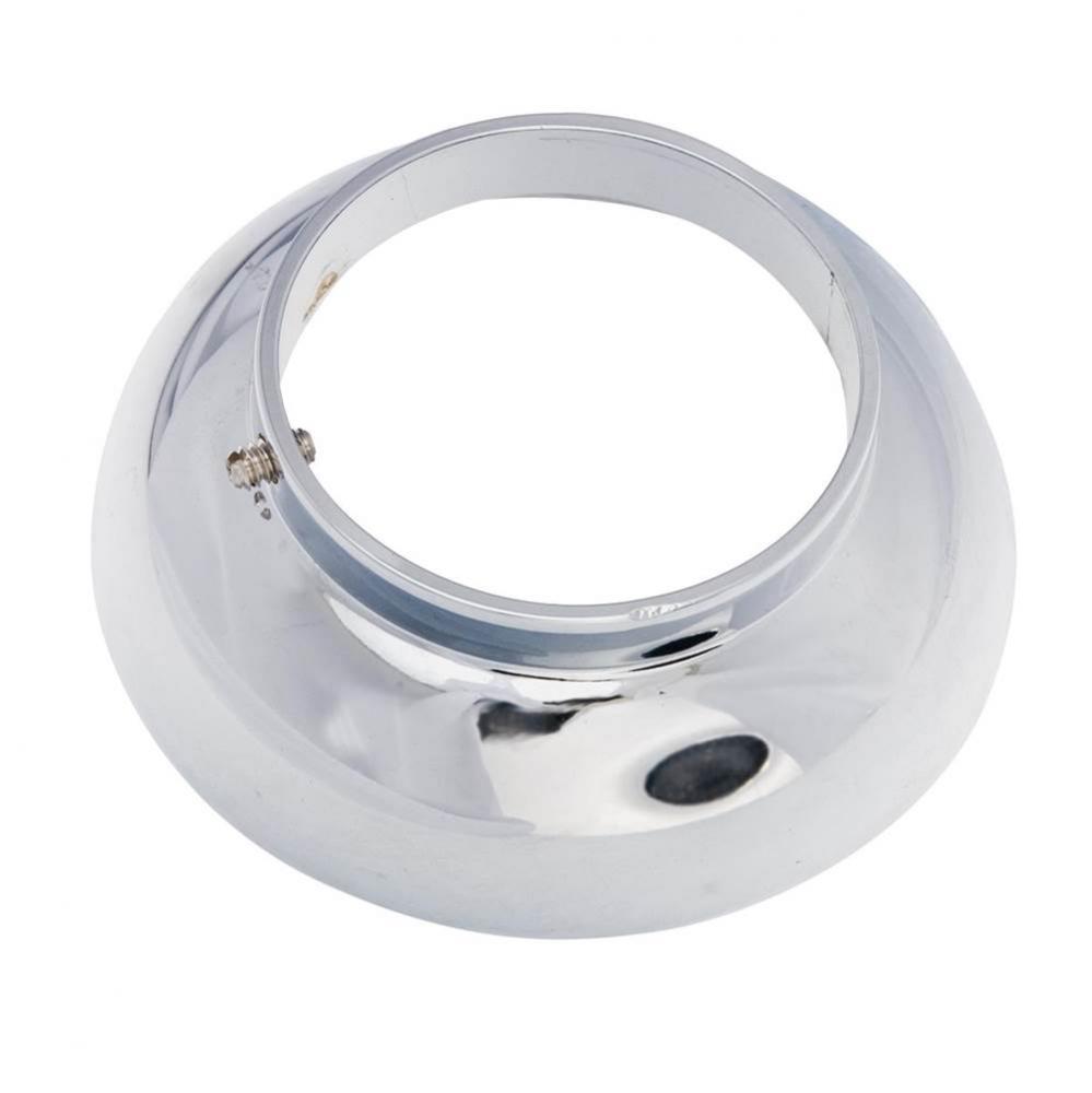 Escutcheon Cast Brass W/ Set Screw 3/8 Ips Chrome