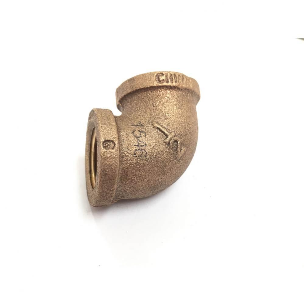 0122295 - Elbow 90 1/2 Fip x 1/2 Fip Red Brass Nl 1/bg