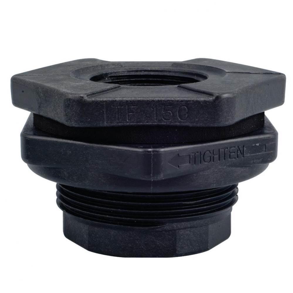 17101847 - Bulkhead Union Polypropylene 1-1/2 Fip W/ Epdm Washer 1/bg