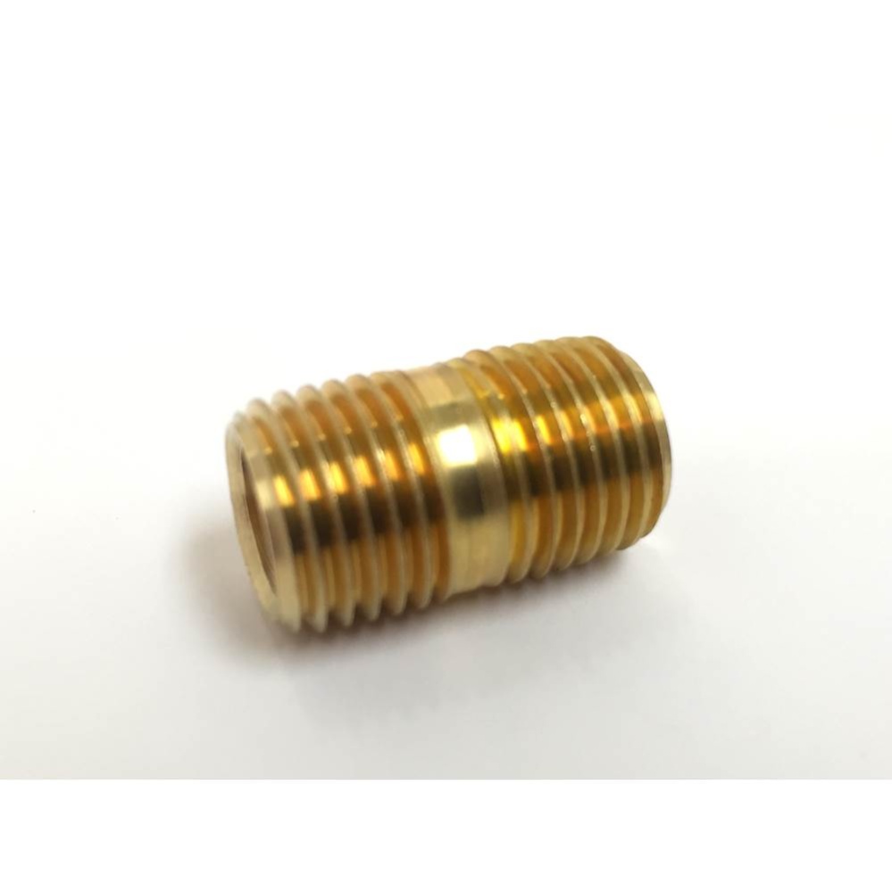 C17700261 - Pipe Nipple Yellow Brass 1/4 Mip x 1-1/2 Nl 1/bg