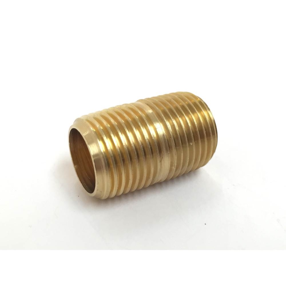 C17700277 - Pipe Nipple Yellow Brass 3/8 x Close Nl 1/bg