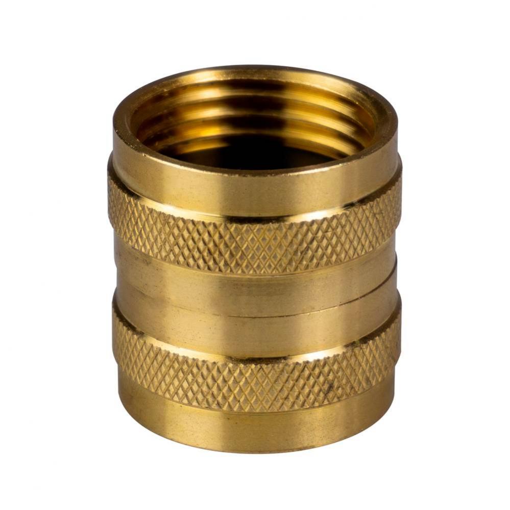 0122026 Swivel Coupling Brass 3/4 Fht x 3/4 Fht 1/bg