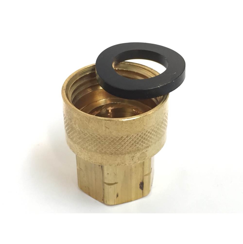 Adapter Brass 3/4 Fht x 1/2 Fip Swivel 1/bg