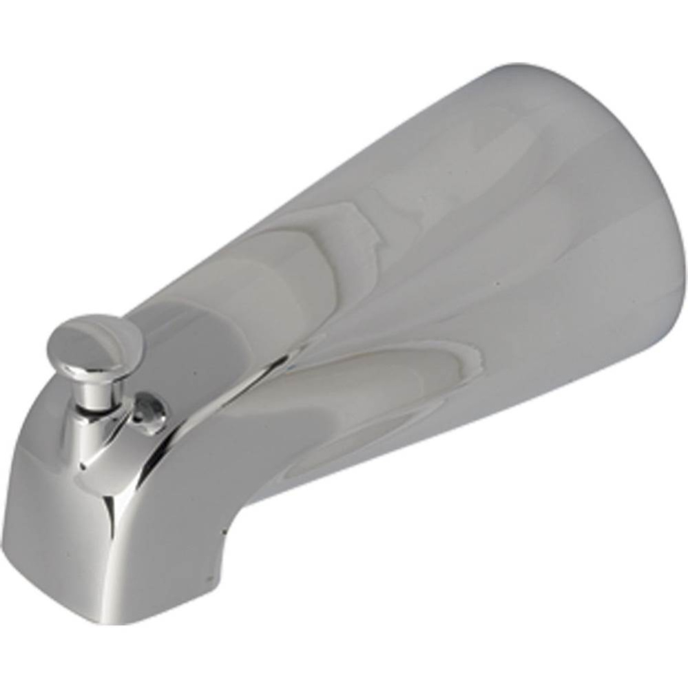 Diverter Tub Spout 5/8 Od Slip Connect Cp/zinc