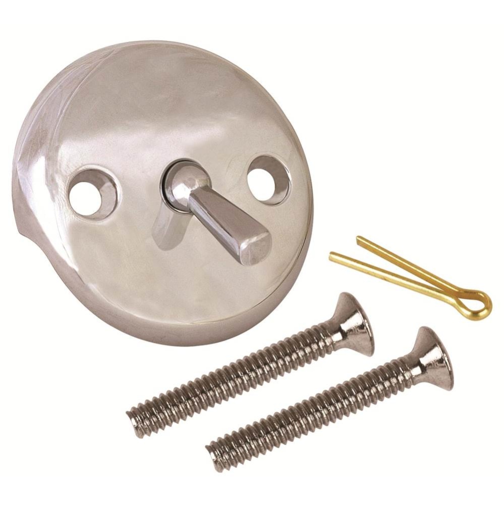 Trip Lever Faceplate W/screws Chrome (brass) 1/bg