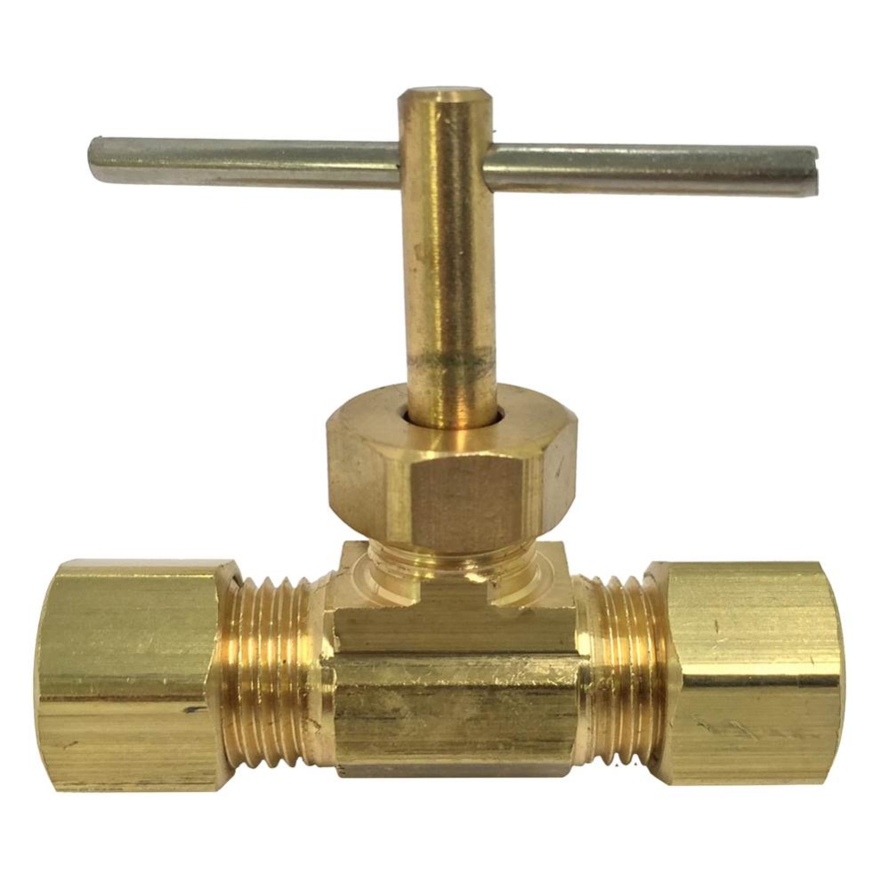 Needle Valve Straight Compression 1/4 Od 1/bg