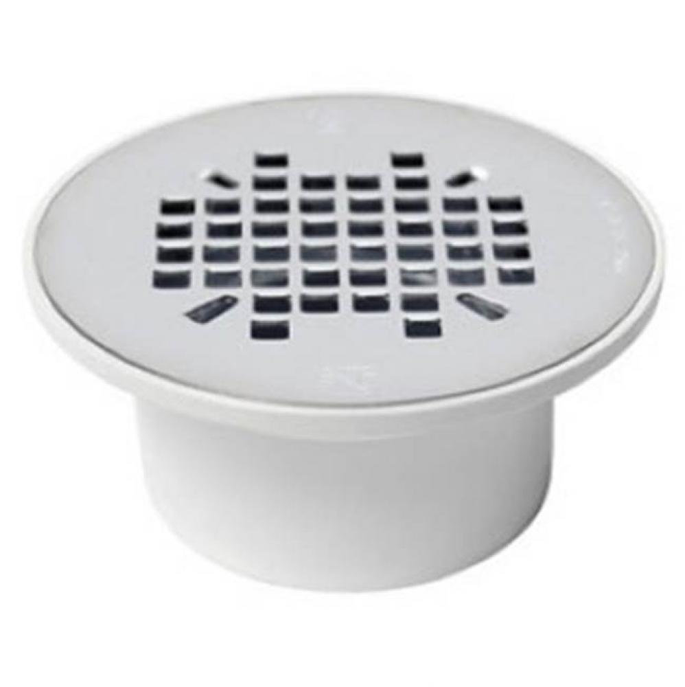 Drain Abs 2 Flr W/ss Snp N Strnr