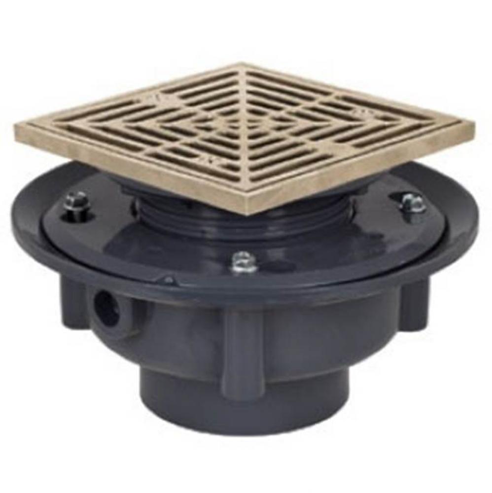 Adj Flashing Drain 2 Abs 5Nb R And S Sq-T