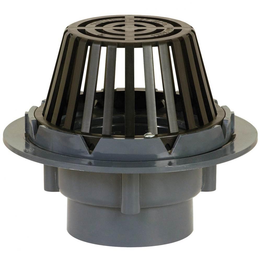 Drain Abs 4 Std Roof W/ Ci Dome