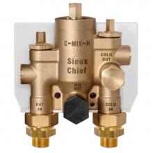 Sioux Chief 120-TM3F - Tmv W/3/8 Compression Inlets, Block & Caps