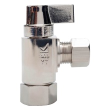 Sioux Chief 130-G1F1C - 3/8 Fip x 3/8 Compression Nl 1/4-turn Angle Stop