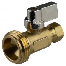 Sioux Chief 131-G0Y3HR101 - Boiler Drain Vlv 1/4 Swvl Comp X 3/4 Mht 1/4-turn Brs 1/bg