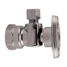 Sioux Chief 132-G2F0C01 - 0959401 - Ang Stop 1/2 Fip X 1/4 Od Comp 1/4-turn Chrome 1/bg