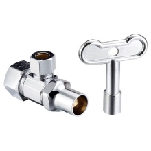 Sioux Chief 134-G2C1CLK04 - Ang Stop 5/8od x 3/8od Comp Loose Key Multi-turn Chrome 1/bx