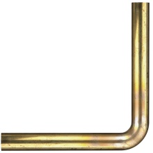 Sioux Chief 240-636316R116 - Plain End Waste Bend 1-1/2 x 16 x 18 Rough Brass 17ga