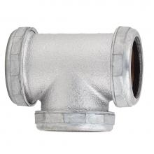 Sioux Chief 240-8564C01 - Tee 3-way Slip Joint 1 1/2 Chrome Cast Brass 1/bg