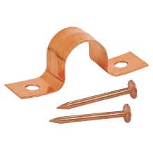 Sioux Chief 501-6 - 1-1/2copper Pltd Tube Strap W/ Nails