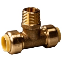 Sioux Chief 641QG222M - Tee 1/2 x 1/2 Pdq x 1/2 Mip No Lead