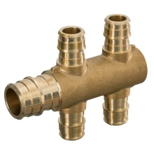 Sioux Chief 672WGT0490 - Multiport Tee 1/2 F1960 4 Port 3/4 F1960 x Closed H Pattern-1/bg