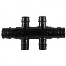 Sioux Chief 672WPT0499 - Multiport Tee Ppsu-a F1960 3/4 x 3/4 W/4) 1/2 Outlets Hpat