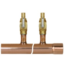 Sioux Chief 672XV0442 - Manifold 4port 1'' Fswt x 1'' Mswt With 1/2'' Px Bvlv