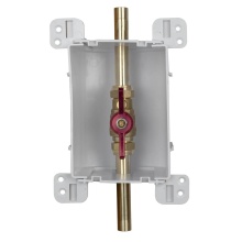 Sioux Chief 687-2PD - Servicebox (blue) 1 Valve W/drn 1/2 M.swt x 1/2 M.swt/prs/push