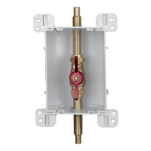 Sioux Chief 687-2XD - Servicebox (blue) 1 Valve W/drain 1/2 F1807 x 1/2 F1807