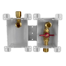 Sioux Chief 687-3CH2 - Servicebox (red/blk) Heater 2box Vlv Box&non 3/4 x 3/4 Cpvc