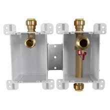 Sioux Chief 687-3QH - Servicebox (red) Heater 2box Flow Vlv&non 3/4 x 3/4 Pdq(cts)