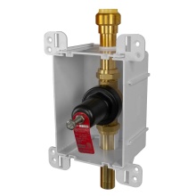 Sioux Chief 687-3RPQ - Servicebox (black) W/pvc Jump Prv 3/4 M.swt/prs/push x 3/4 Pdq(cts)