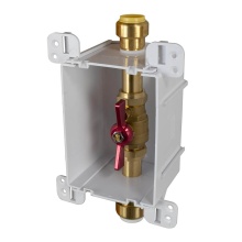 Sioux Chief 687-3SQD - Servicebox (blue) 3/4 Valve W/drain 3/4 Pdq(ips) x 3/4 Pdq(cts)