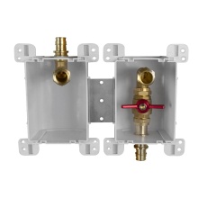 Sioux Chief 687-3WH2 - Servicebox (red/blk) Heater 2box Vlv Box&non 3/4 x 3/4 F1960