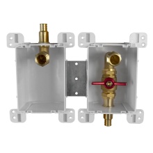 Sioux Chief 687-3XH2 - Servicebox (red/blk) Heater 2box Vlv Box&non 3/4 x 3/4 F1807