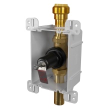 Sioux Chief 687-4RPQ - Servicebox (blk) W/pvc Jump Prv 1 M.swt/prs/push x 1 Pdq(cts)