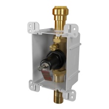 Sioux Chief 687-4RPQD - Servbox (blk) W/pvc Jump Prv W/drain 1 M.swt/prs/push x 1 Pdq(cts)