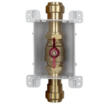 Sioux Chief 687-5QD - Servicebox (blue) 1 Valve W/drain 1-1/4 Pdq(cts) x 1-1/4 Pdq(cts)