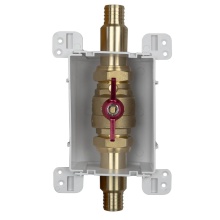 Sioux Chief 687-5XD - Servicebox (blue) 1 Valve W/drain 1-1/4 F1807 x 1-1/4 F1807